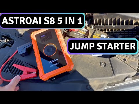 AstroAI S8 Air 5 in 1 Jump Starter & Air Compressor