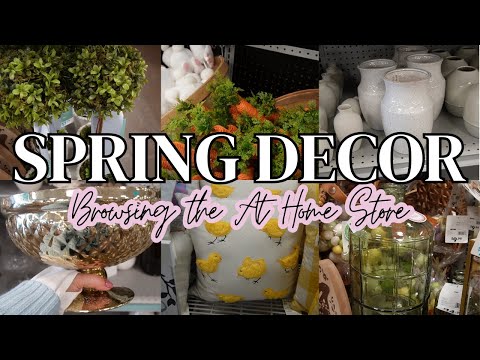 SPRING DECOR SHOP WITH US 🌷 || At Home Store || Decorating Ideas