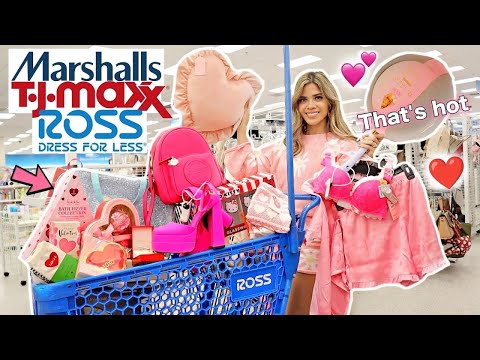 ROSS, TJMAXX, & MARSHALLS NEW VALENTINE'S DAY FINDS SHOPPING SPREE!  I found the best STUFF!