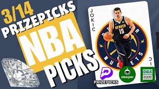 NBA PRIZEPICKS | CHALKBOARD | SLEEPER | PROP PICKS | FRIDAY | 3/14/2025 | NBA BETTING | BET PROPS