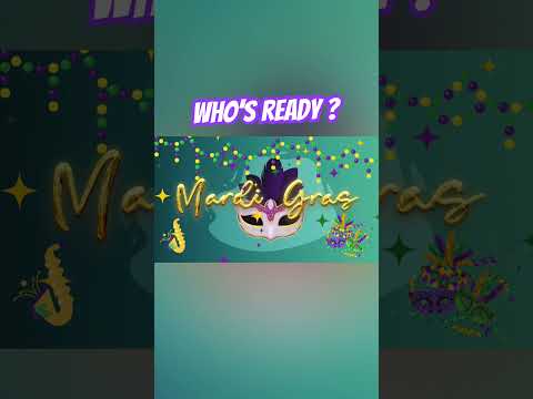 Elevate your virtual ambiance with background display #mardigras #theme #tvbackground