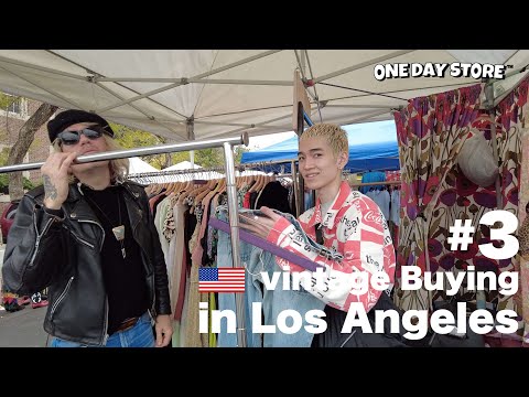 【アメリカ古着買付 Day2-2】LA穴場フリマ YouTube初公開!?