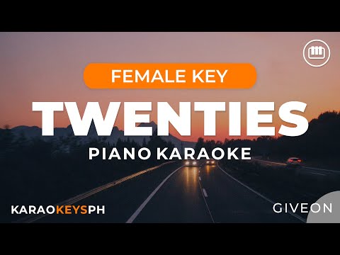 TWENTIES - Giveon (Female Key - Piano Karaoke)