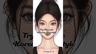 Try this cute Korean Hairstyle 🦋#hairstyles #fypシ゚viral