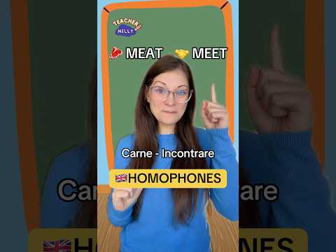 🇬🇧Homophones - ne sai altri? #inglese #imparainglese #ingleseperitaliani #ingleseonline #english