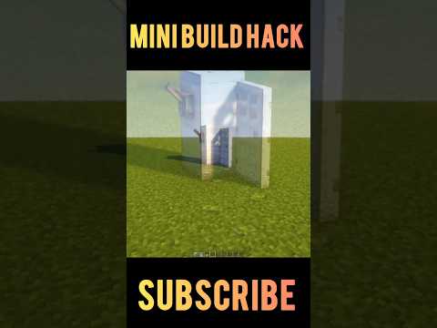 Viral Build Hack in Minecraft #minecraftshorts #youtibeshorts #shorts #minecraftbuilding