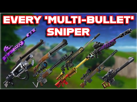 Ranking EVERY 'MULTI-BULLET' SNIPER In FORTNITE HISTORY From WORST To BEST