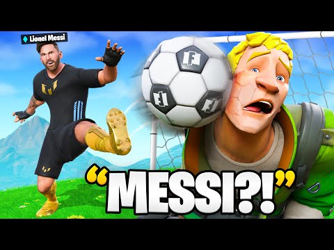 I Pretended To Be MESSI in Fortnite