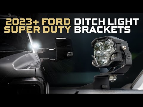 NEW Ditch Light Kit for 2023+ Ford Super Duty Trucks by Morimoto Lighting | Review & Installation 💡