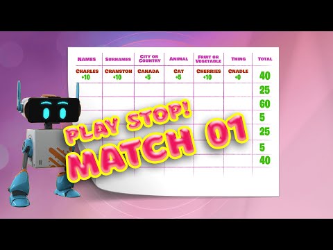 STOP GAME!. Match 01. Play with friends!