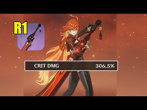 C0 Mavuika with 300% CRIT DMG (Vaporize) - Genshin impact