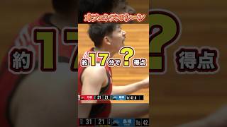 【バスケ】1分おきにシュートを沈める！？オフェンスマシーンと化した #大浦颯太 🤖 #三遠ネオフェニックス #バスケ #Bリーグ