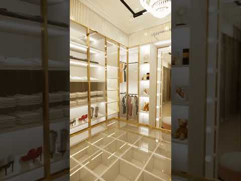 "Stunning Luxury Walk-In Wardrobe Tour | #Shorts"