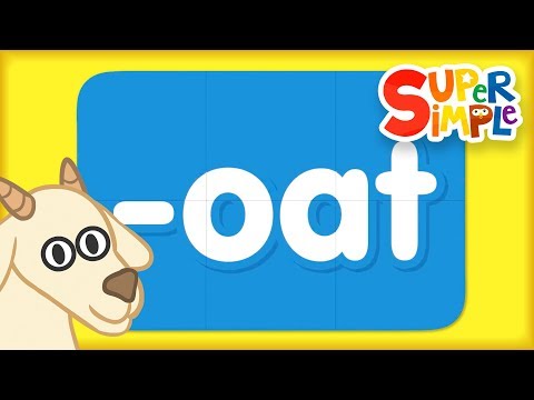 Learn How To Read Words In The "oat" Word Family | Turn & Learn ABCs | Preschool Learning