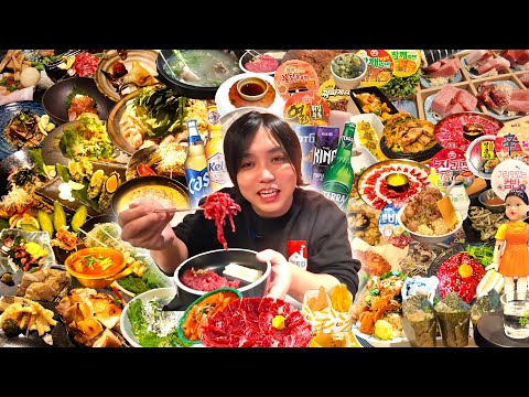 【3泊4日大食いVlog】福岡と韓国にあるバズってる食べ物を全て食べ尽くす旅が最高に幸せすぎた！