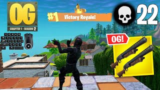 Fortnite OG Season 2 | 22 Elimination Solo Vs Squads Win Gameplay