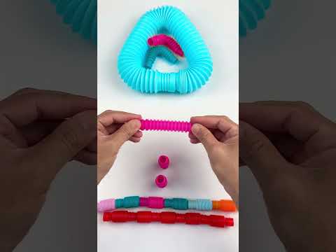 Relaxing Pop Tubes Of Satisfying Toy ASMR DIY #satisfying #compilation #poptube #relaxing #asmr