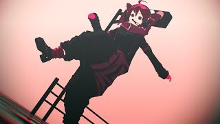 [MMD] 右に曲ガール [koala_p式重音テト]