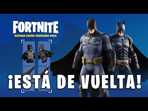 ¡EL REGRESO MÁS ESPERADO! 🦇 BATMAN CAPED CRUSADER EN FORTNITE