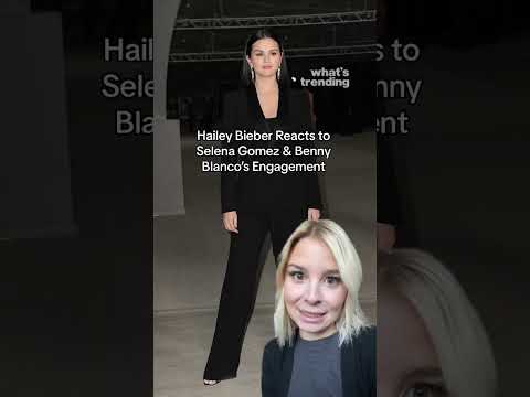 Hailey Bieber Shows Support For Selena Gomez Amid Benny Blanco Engagement