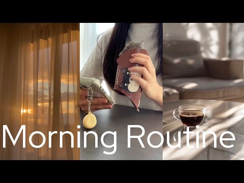 【Morning Routine】平日のバタバタ時短モーニングルーティン+その後の過ごし方🫖🪴