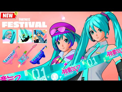 Hatsune Miku Skin, Cosmetics & Fortnite Festival Season 7 Last News