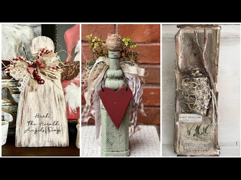 Thrifty Charm Decor:Shabby Chic Vintage Rustic Home & Wall Hangings Decor Idea budget. Thrifty Diary