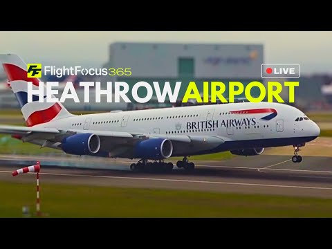 Heathrow Airport Live - Wednesday 15th January 2025