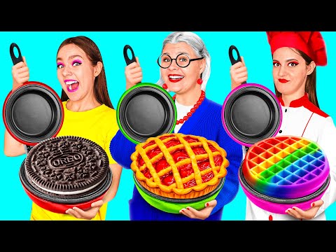 Me vs Grandma Cooking Challenge | Kitchen Battle with Secret Gadgets by RaPaPa Challenge