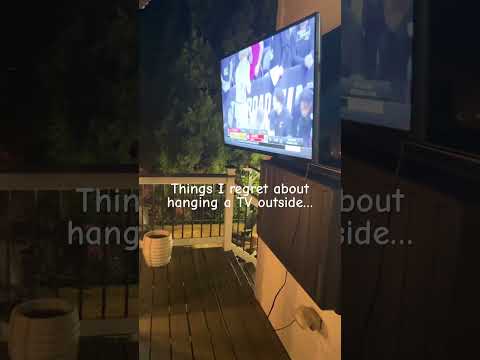 Outdoor TV for March Madness | Backyard Living | Deck