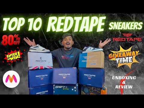 Top 10 New Red Tape Casual Shoes/Sneakers for Men 🔥 Redtape Running Shoes Haul 2025 | RAFIQUE SAYYED