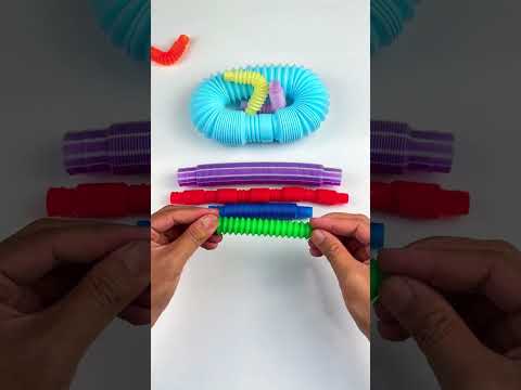 Creating POP-TUBE #diy #oddasmr #poptubesounds #creative #satisfyingvideos #toys #relaxing