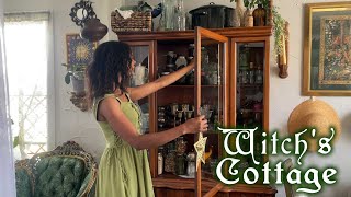 Transforming My New House Into A Witch's Cottage 🛖 Epic Green Witch Home Makeover! 🪴Apartment Crafts