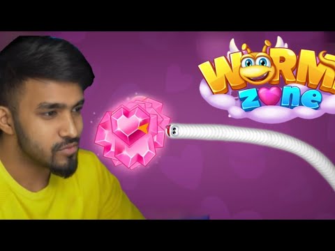 Worm Zone Gameplay || Valentines day Special || Gaming