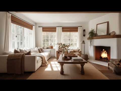 Relaxing ASMR Fireplace Ambiance |Crackling Fireplace ASMR | Relaxing Home Background White Noise