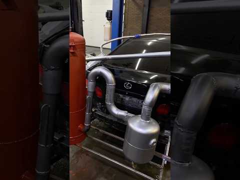 We fit a woodgas generator to a Lexus GS300