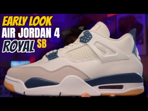 EARLY LOOK AT THE AIR JORDAN 4 SB “NAVY” IS THIS THE BEST SB 4 YET ? ( 3RD PARTY REVIEW )