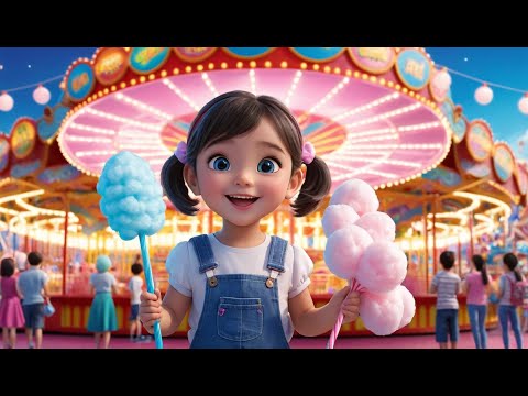 Cotton Candy, Cotton Candy, Sweet and Light | Fun Nursery Rhyme for Kids | Sing-Along Song