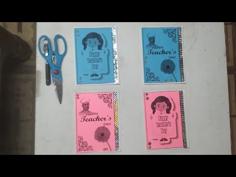 Handmade Teacher's Day Card Making idea/ DIY Teacher's Day Card/ craft @modikasundayvlogs9920