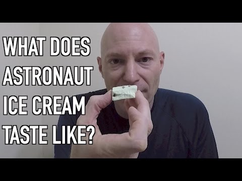 What the heck does astronaut ice cream taste like?