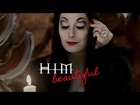 Morticia & Homero | HIM - Beautiful (Lyric video)