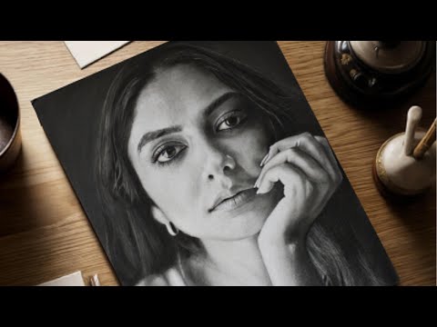 Drawing Mrunal Thakur Portrait Art By Rebelkalakar