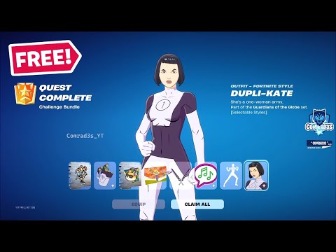 Fortnite Complete PARTY UP - SPRING RAID Quests - How to unlock Dupli-Kate Skin and more rewards