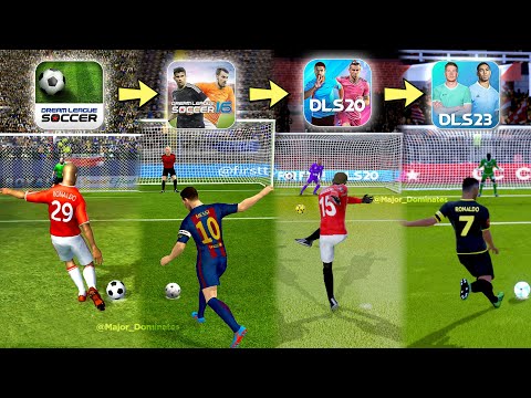 Evolution of Penalty Kicks in Dream League Soccer 2023 (DLS Classic to DLS 23)