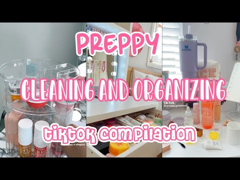 preppy cleaning and organizing | tiktok compilation | 🩷🛍️🌊☀️🏝️🐆💕 | @nivyaaa