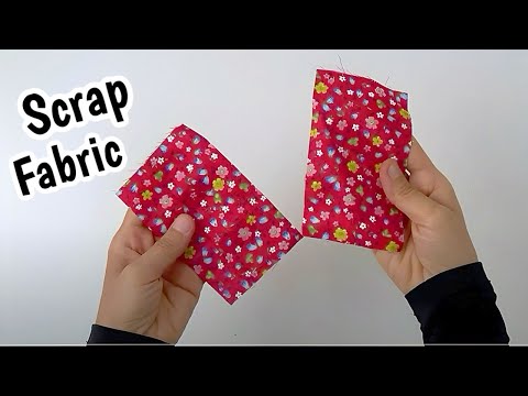 ⭐5 MINUTES! Sewing Projects For Scrap Fabric / Fast and Easy / Recycling Of Leftover Fabric / Idea