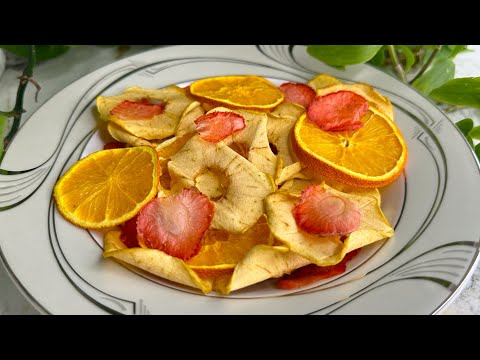 Better than chips / 🍊How to make dry fruit 🍓/ Fruit chips / Easy and delicious recipe.