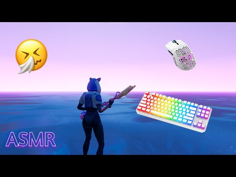 GK630K ONYX WHITE Kailh Red 🤧 REALISTIC ZONE WARS ASMR 🤫 FORTNITE 4K GAMEPLAY ❤️ WELCOME BAACK!! 🥳