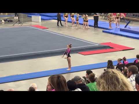 Sevana tumble in the jungle xcel gold 2024 Vault 1st place