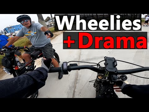 Sur Ron Wheelies Progression | eBike chats w/ Ariel Rider Grizzly + more